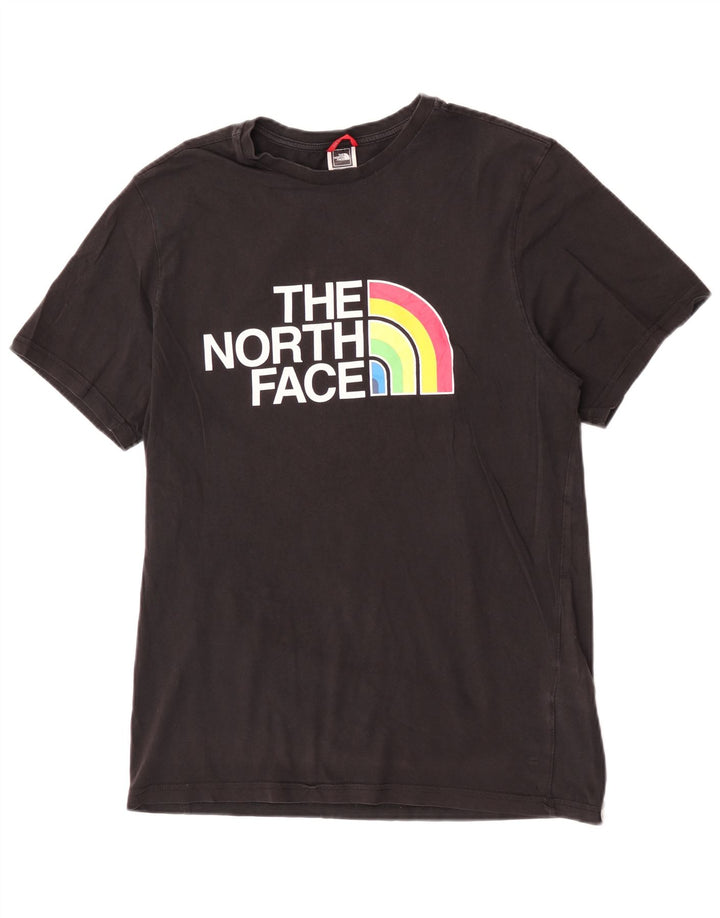 The North Face Camiseta gráfica para hombre Top Medium Black Cotton