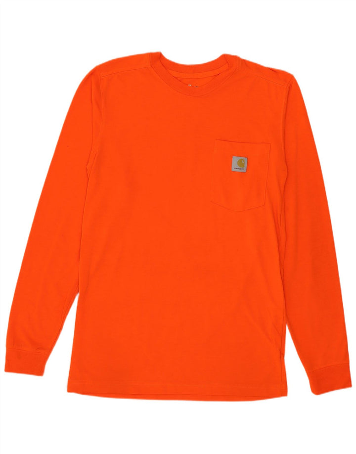 Carhartt Hombre Top Manga Larga Pequeño Poliéster Naranja