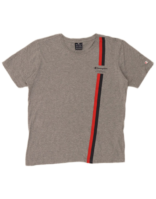 Champion Camiseta para niño Top 15-16 años 2XL Gris Rayas