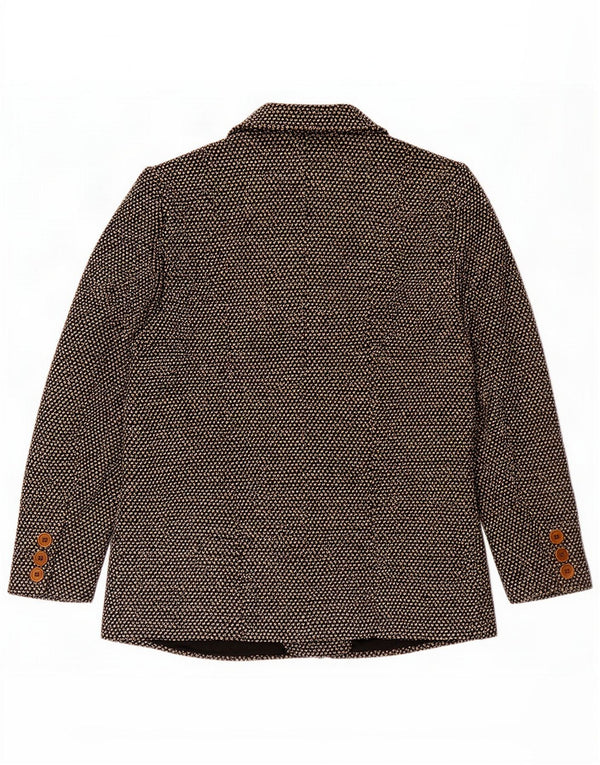 Chaqueta tipo blazer de 2 botones para mujer Avedon IT 50 XL Lana manchada marrón
