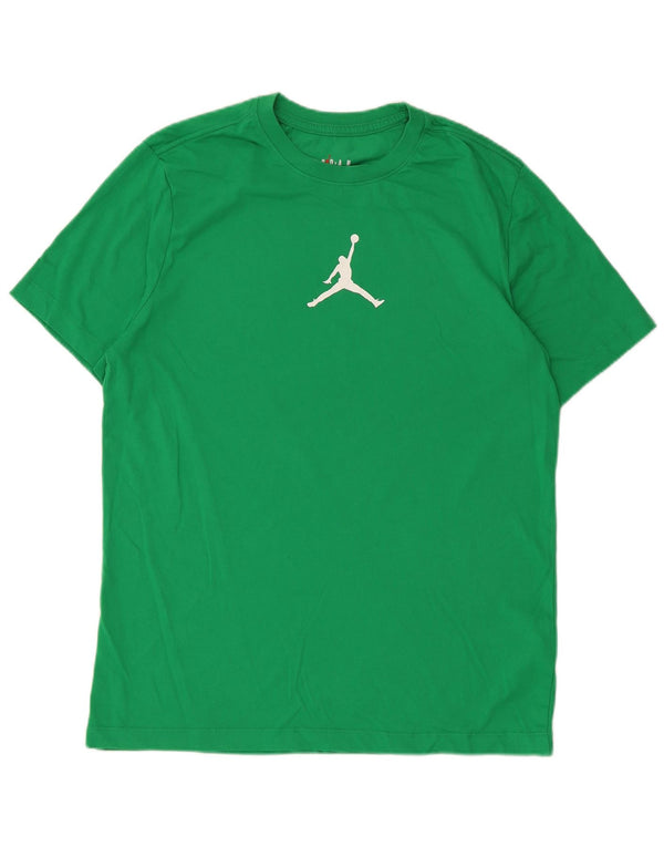 Jordan - Camiseta para hombre, color verde medio, algodón