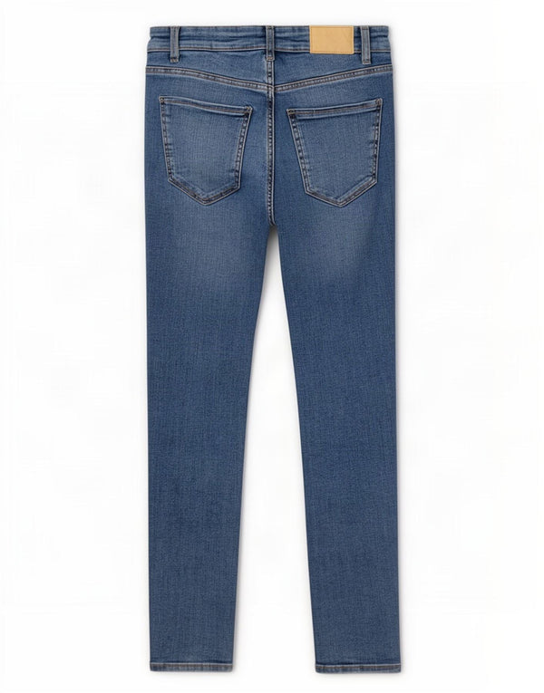 Zara Vaqueros pitillo para mujer EU 38 Small W28 L27 Azul