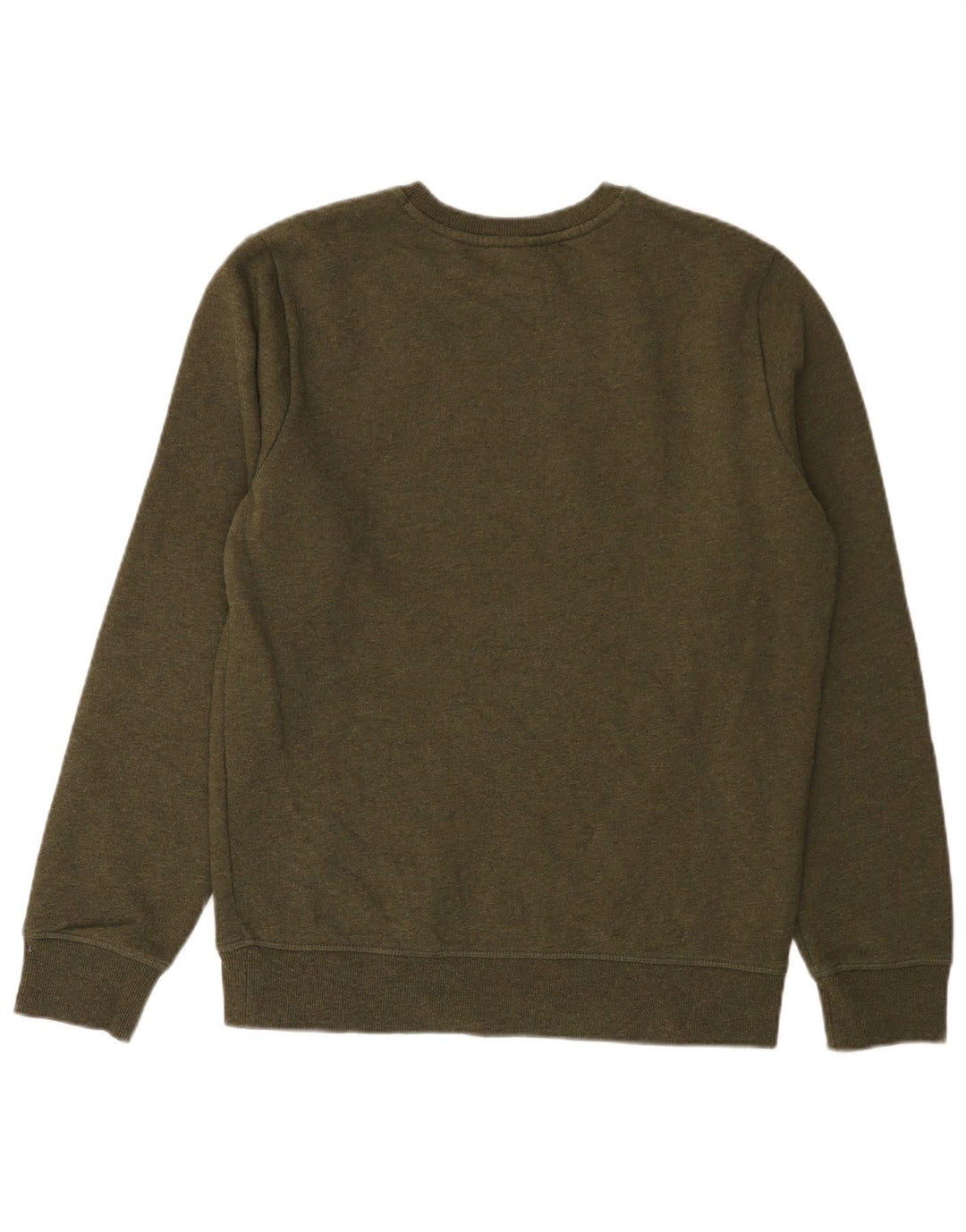 SUPERDRY Hombre Sudadera Jumper Large Khaki Algodón