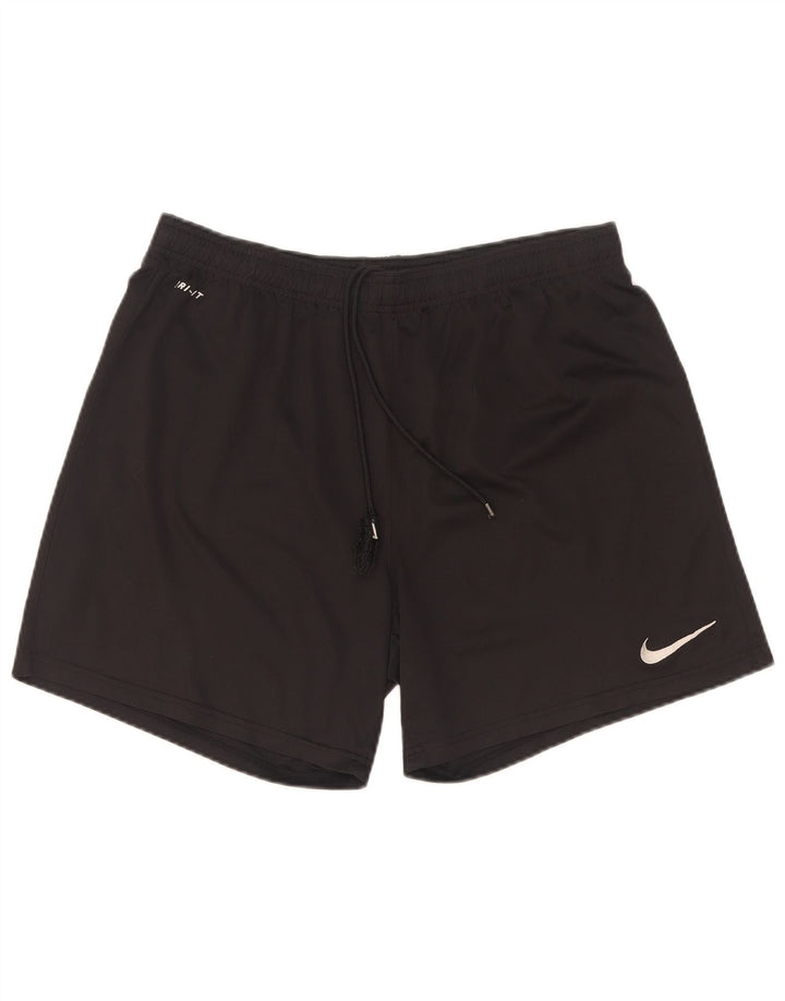 Nike Dri Fit - Pantalones cortos deportivos para hombre (poliéster), color negro