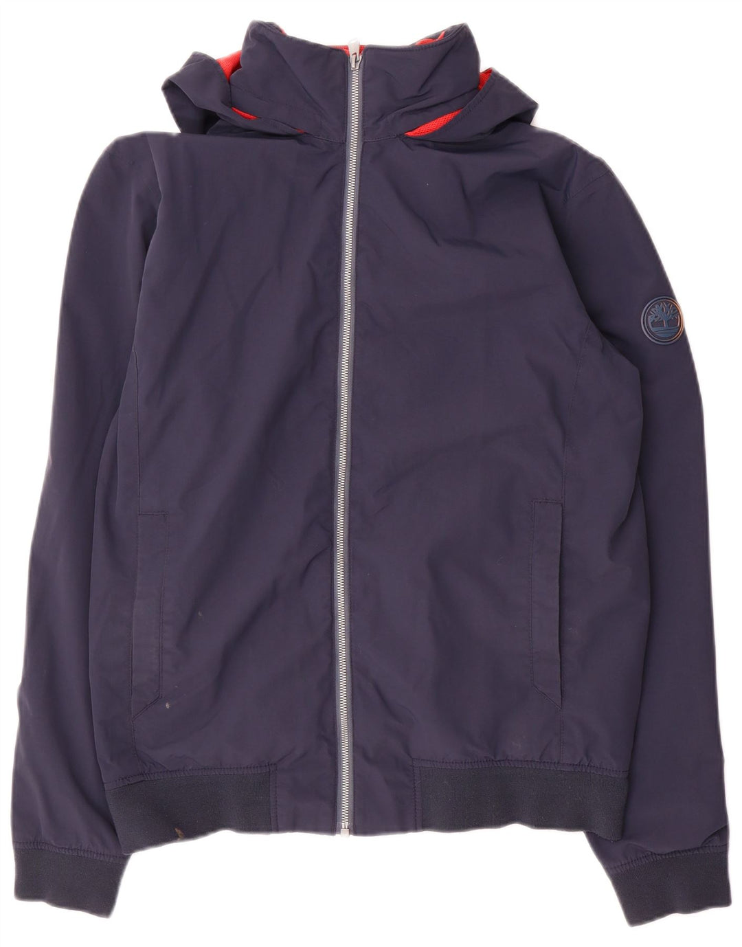 Timberland Chaqueta Bomber con Capucha para Hombre UK 38 Medium Azul Marino
