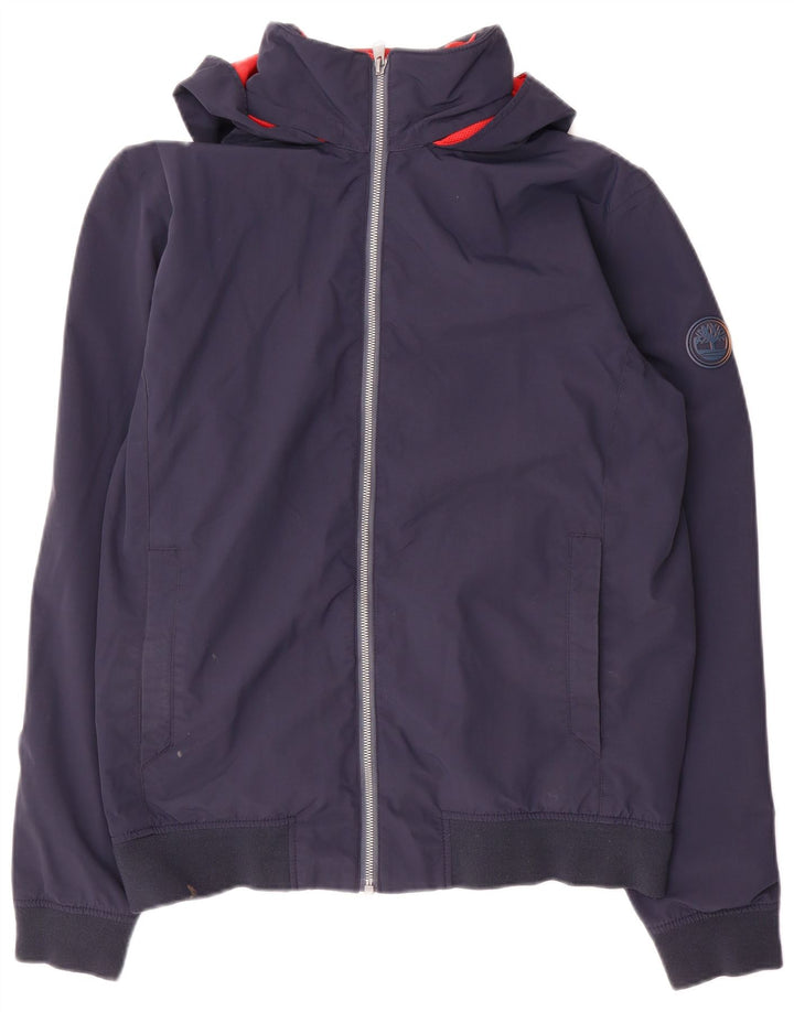 Timberland Chaqueta Bomber con Capucha para Hombre UK 38 Medium Azul Marino