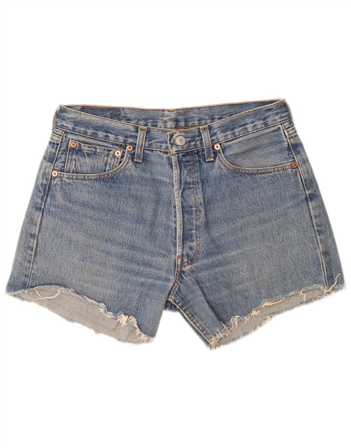 Levi's Mujer 501 Shorts De Mezclilla W32 Grande Azul