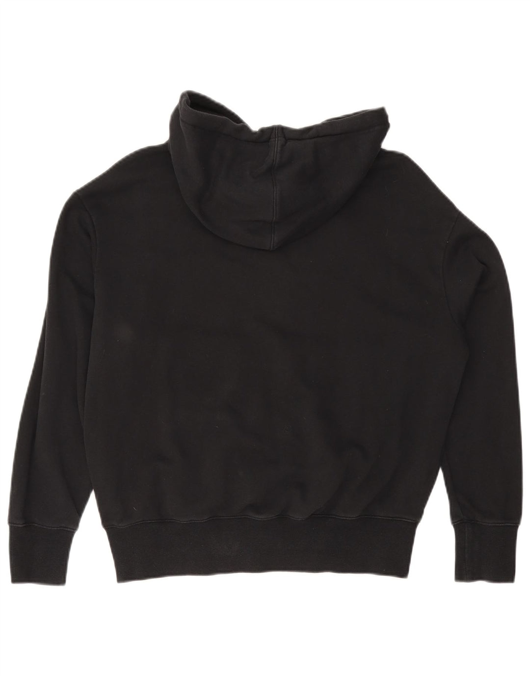 NIKE Mujer Air Oversize Graphic Sudadera con Capucha Jersey UK 6 XS Algodón Negro