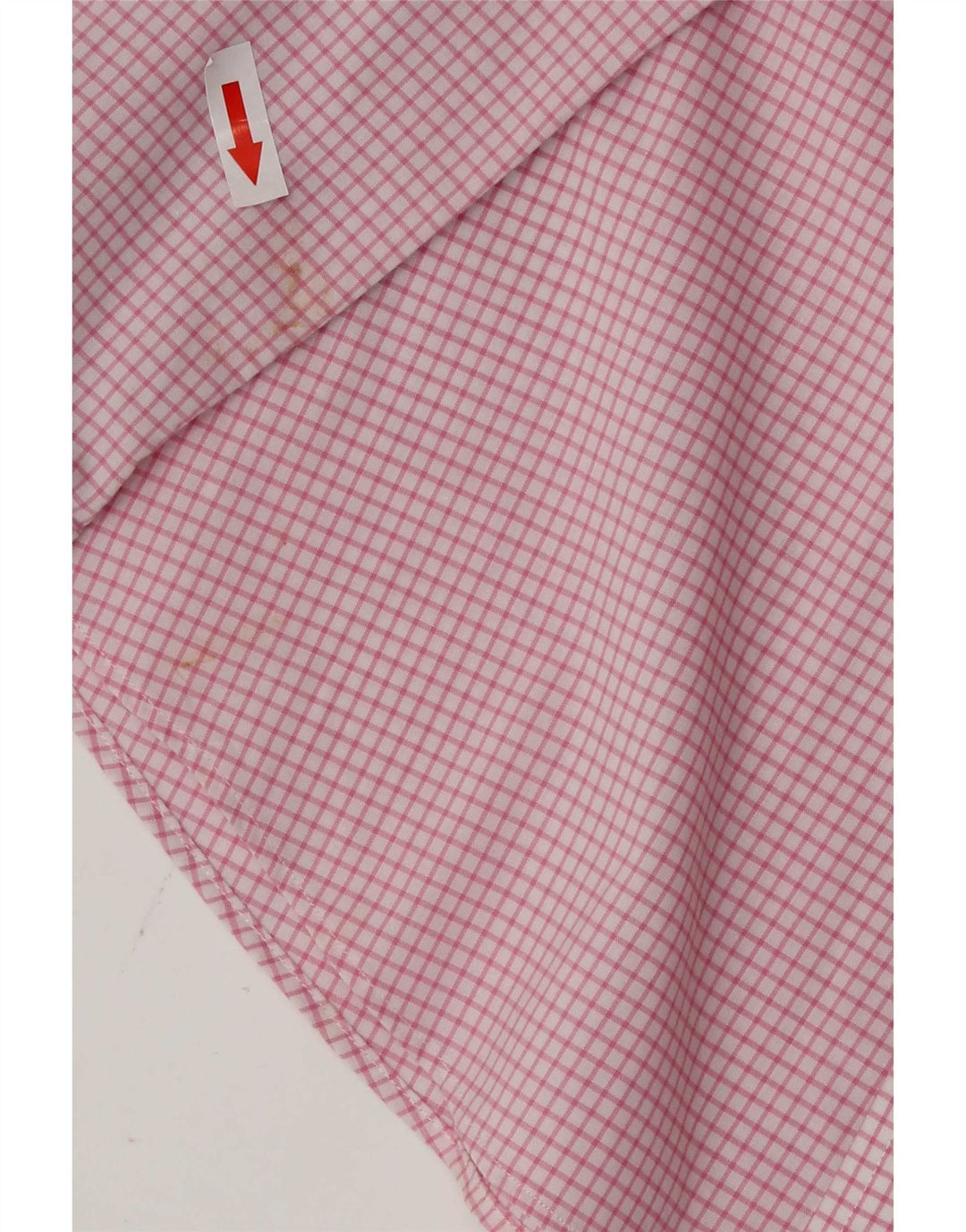 Ralph Lauren Camisa ajustada para hombre Talla 15 38 Algodón a cuadros rosa mediano