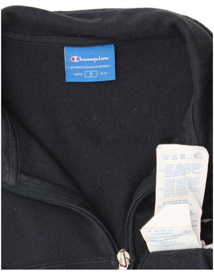 Champion Chándal para hombre Top Jacket Small Azul marino Algodón