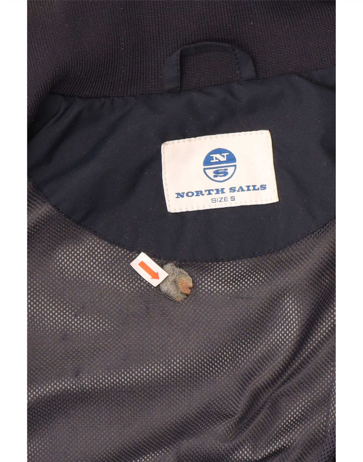 North Sails Chaqueta bomber estampada para hombre UK 36 Small Azul marino Nylon