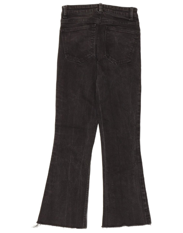 Zara Jeans Acampanados Mujer EU 36 XS W26 L26 Algodón Negro