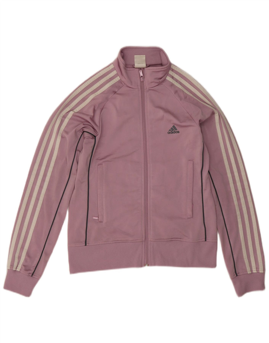 Adidas - Chaqueta de chándal para mujer (talla 40), color morado medio, poliéster