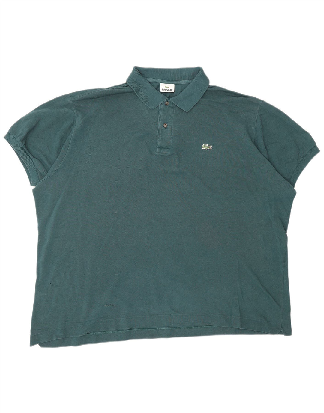 LACOSTE Polo para hombre Talla 9 4XL Algodón verde
