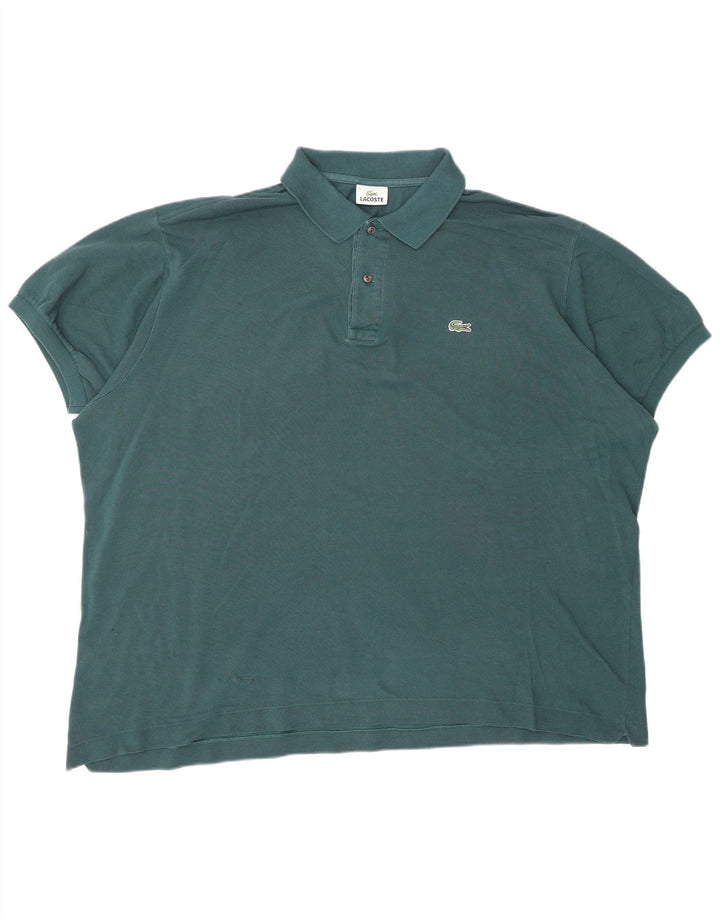 LACOSTE Polo para hombre Talla 9 4XL Algodón verde