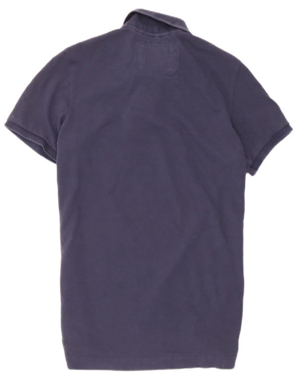 Superdry Polo Mujer UK 20 2XL Algodón Azul Marino