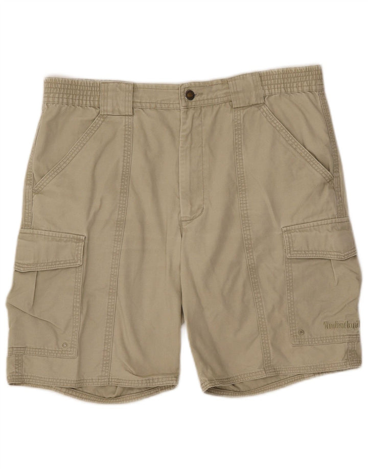 Timberland Shorts Cargo Hombre W32 Algodón Beige Medio