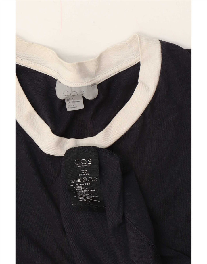 Cos Camiseta para hombre Top Medium Azul Marino Algodón