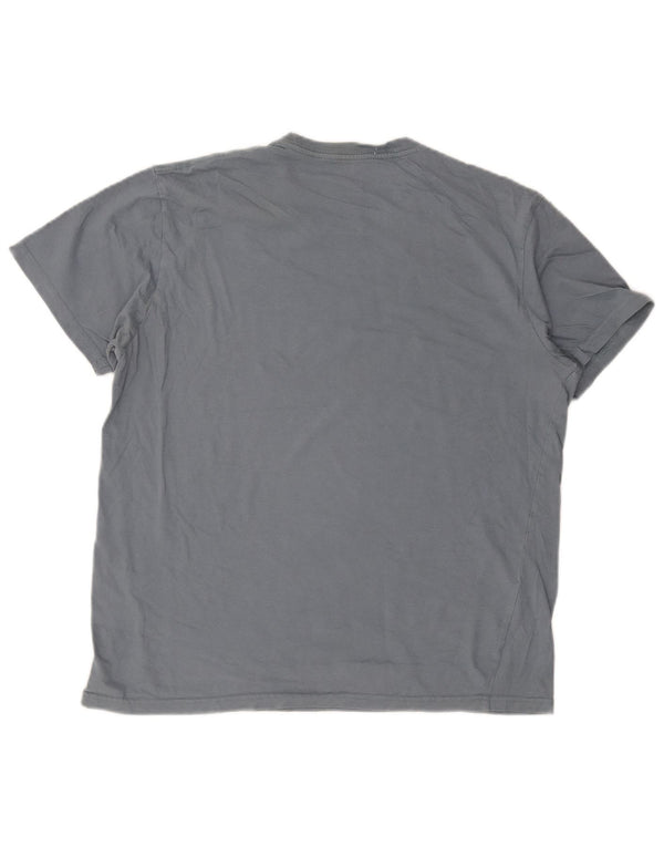 Volcom Camiseta con gráfico de corte moderno para hombre, talla grande, algodón azul