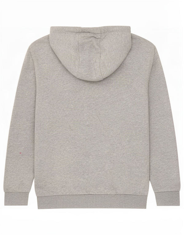 Ellesse Hombre Sudadera Con Capucha Jumper Small Gris Moteado De Algodón
