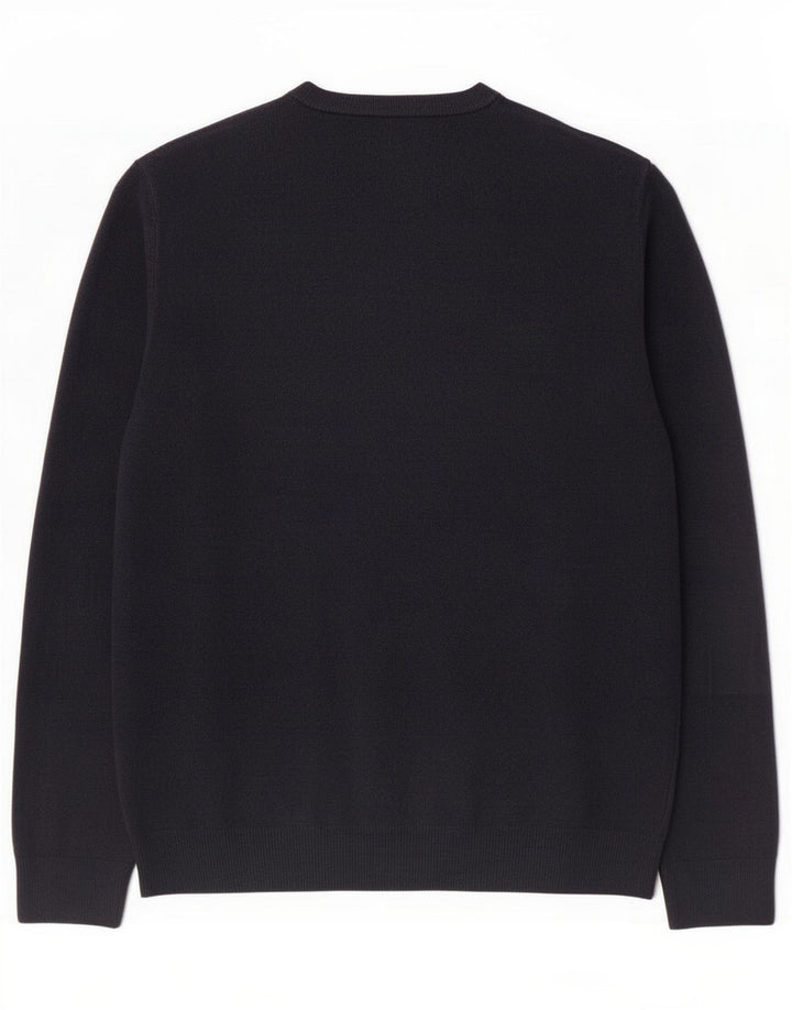 Marks & Spencer Suéter tipo jersey con cuello en V para hombre Grande Azul marino