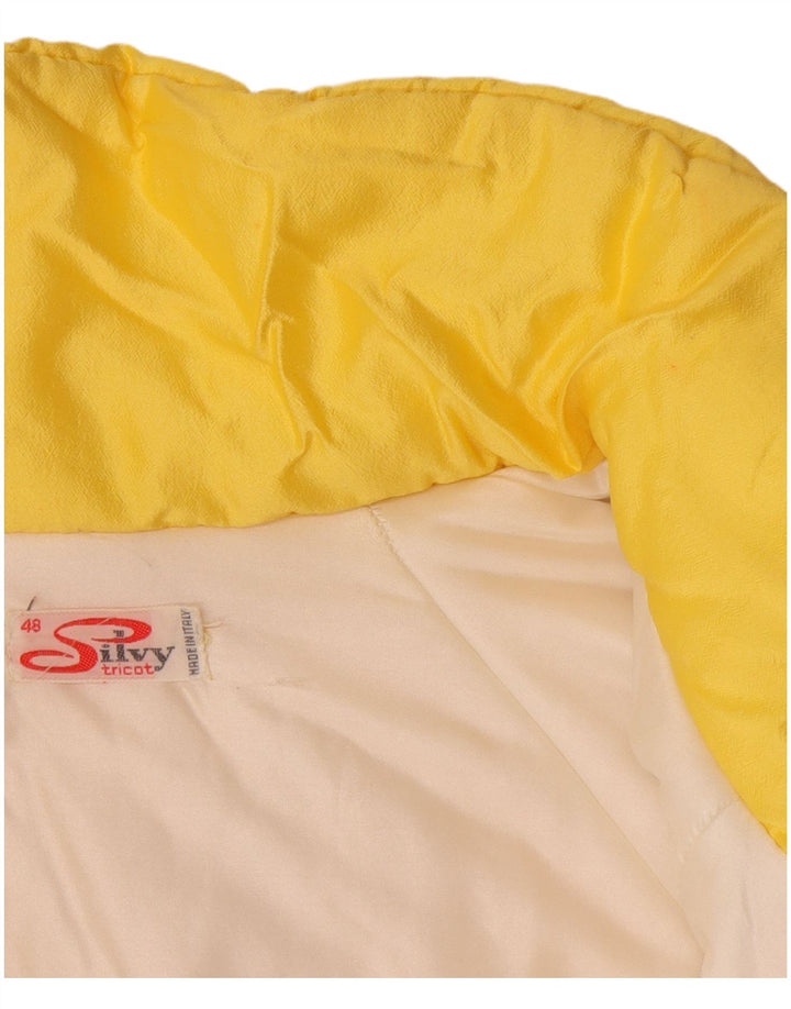 Chaqueta de esquí extragrande con gráfico Silvy para mujer IT 48 XL Poliéster amarillo