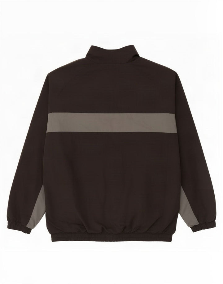 Umbro Hombre Chándal Top Chaqueta XL Negro Colorblock Poliéster