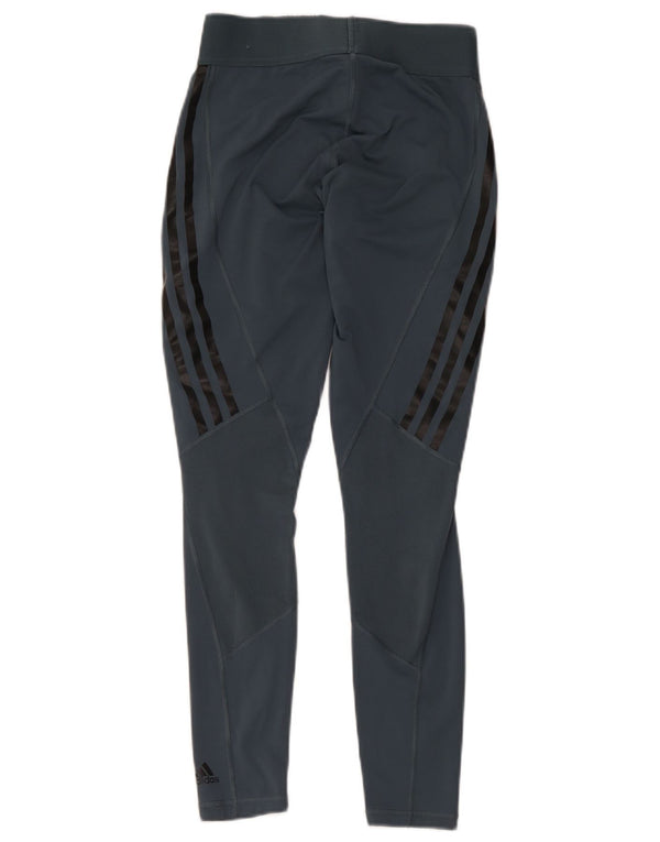 Adidas Mujer Aeroready Leggings Reino Unido 8/10 Pequeño Gris