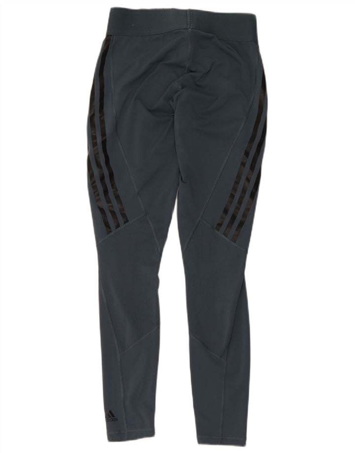 Adidas Mujer Aeroready Leggings Reino Unido 8/10 Pequeño Gris