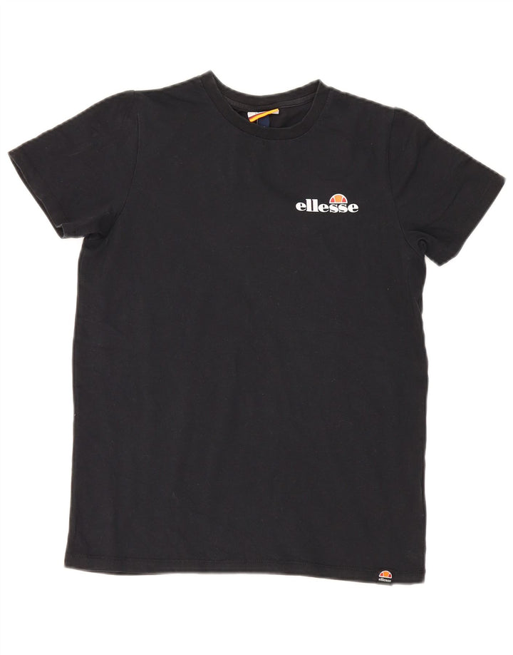 Ellesse Camiseta gráfica para niños 8-9 años Mediana Algodón negro