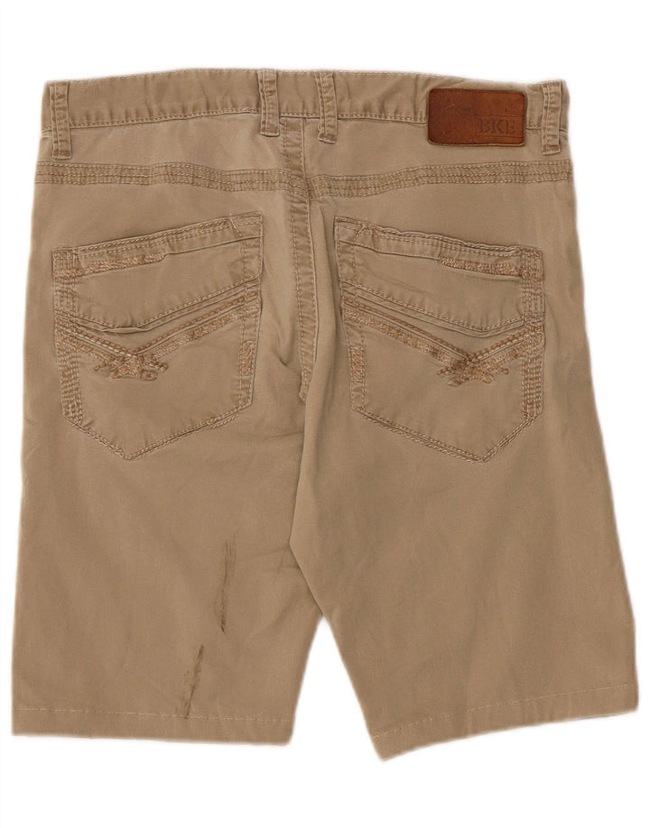 BKE Jake Pantalones cortos casuales para hombre W32 Algodón beige medio