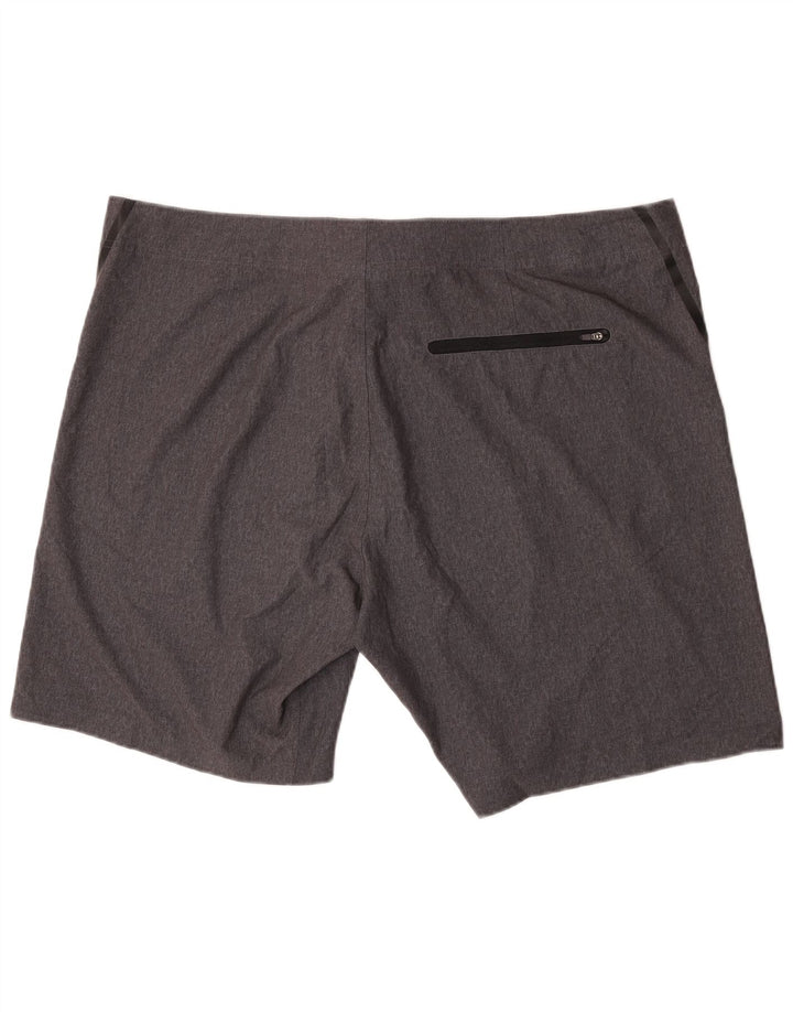 C&A Bañador gráfico para hombre, talla 2XL, poliéster gris