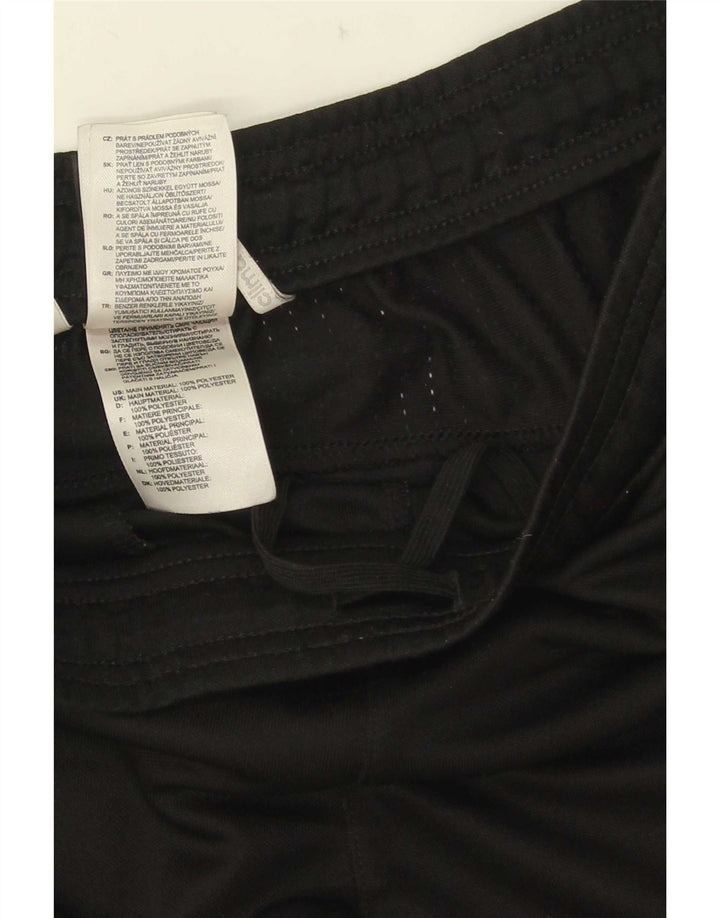 Adidas Mens Climalite Chándal Pantalones Pequeños Negro Poliéster
