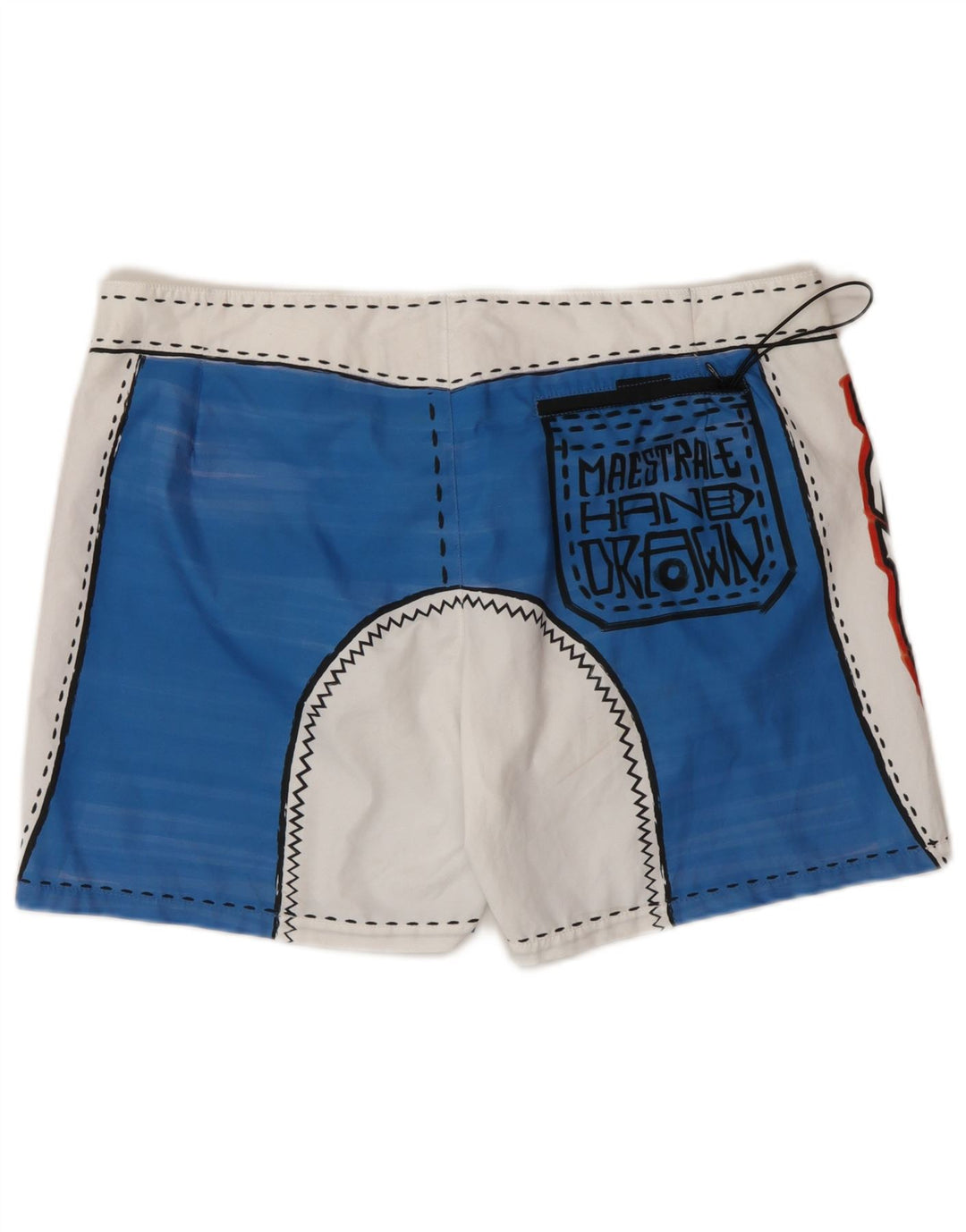 RRD - Bañador con estampado gráfico para hombre, talla grande, color azul, poliéster