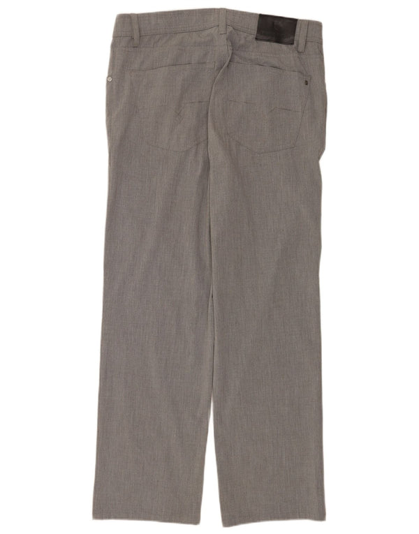 Pierre Cardin Pantalones casuales rectos para hombre IT 50 Large W34 L30 Gris