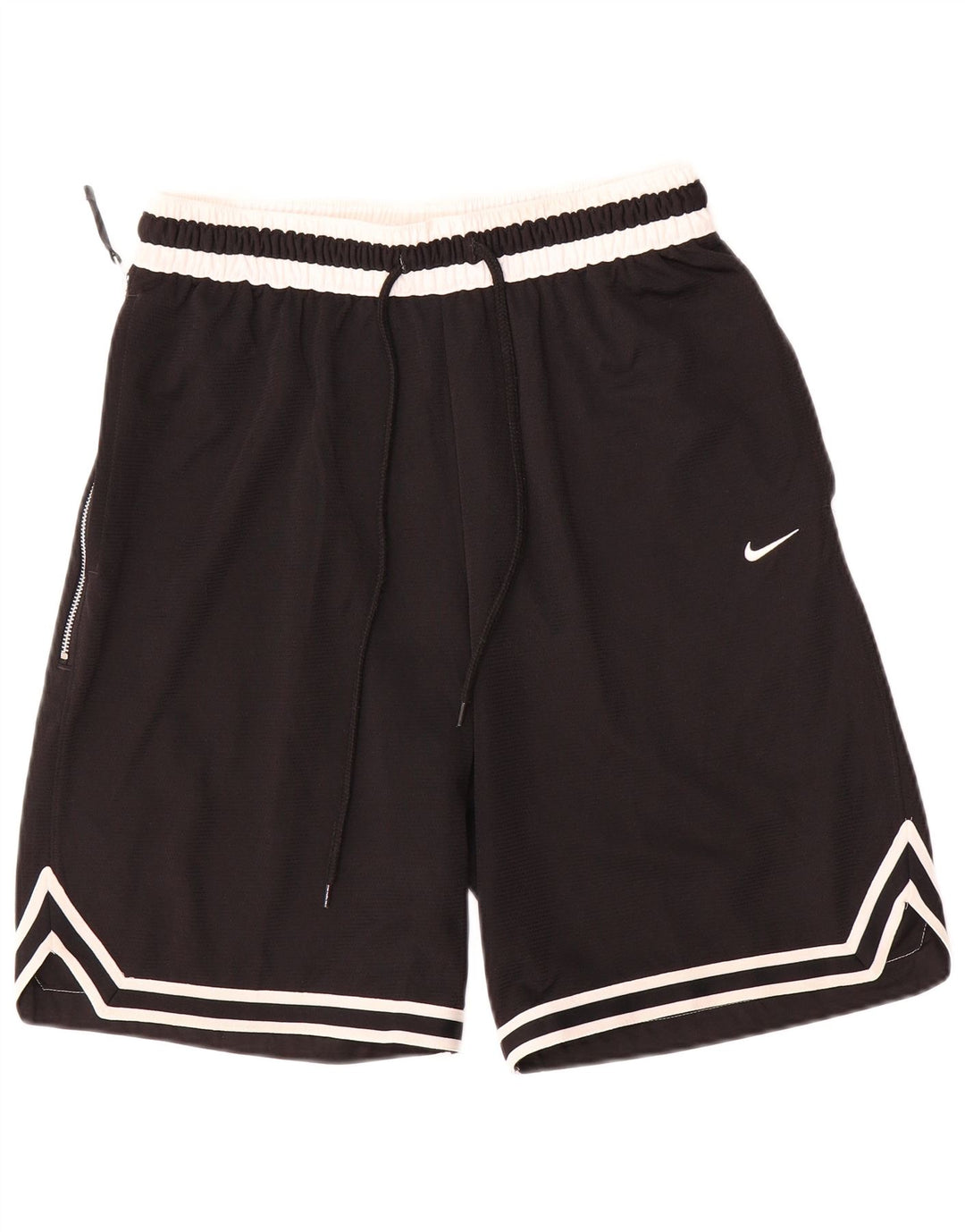 Pantalones cortos deportivos Nike Dri Fit para hombre Poliéster color block negro mediano
