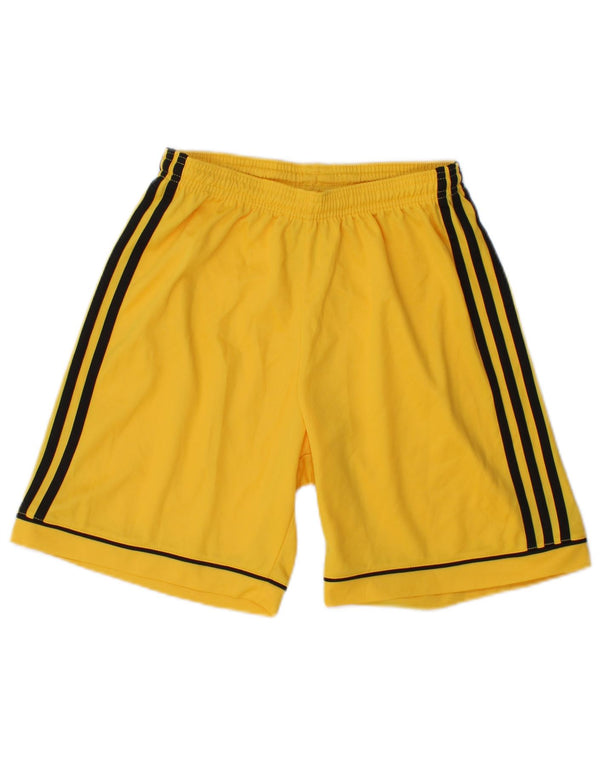 Adidas Mens Climalite Sport Shorts Pequeño Amarillo Poliéster