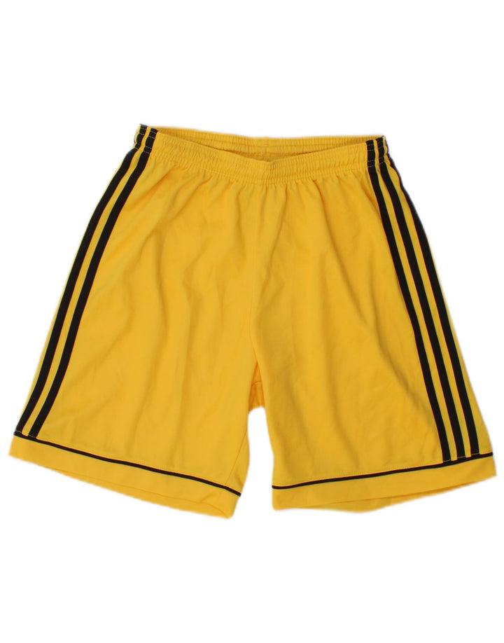 Adidas Mens Climalite Sport Shorts Pequeño Amarillo Poliéster