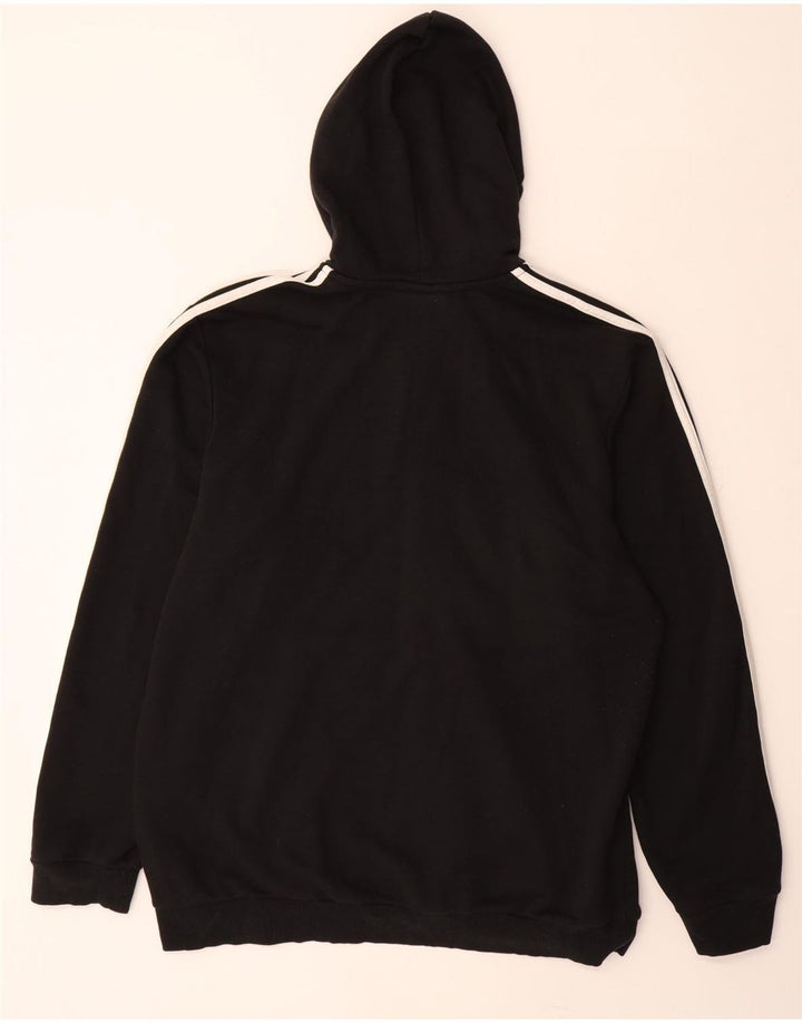 ADIDAS Sudadera con capucha y cremallera para hombre XL Algodón negro