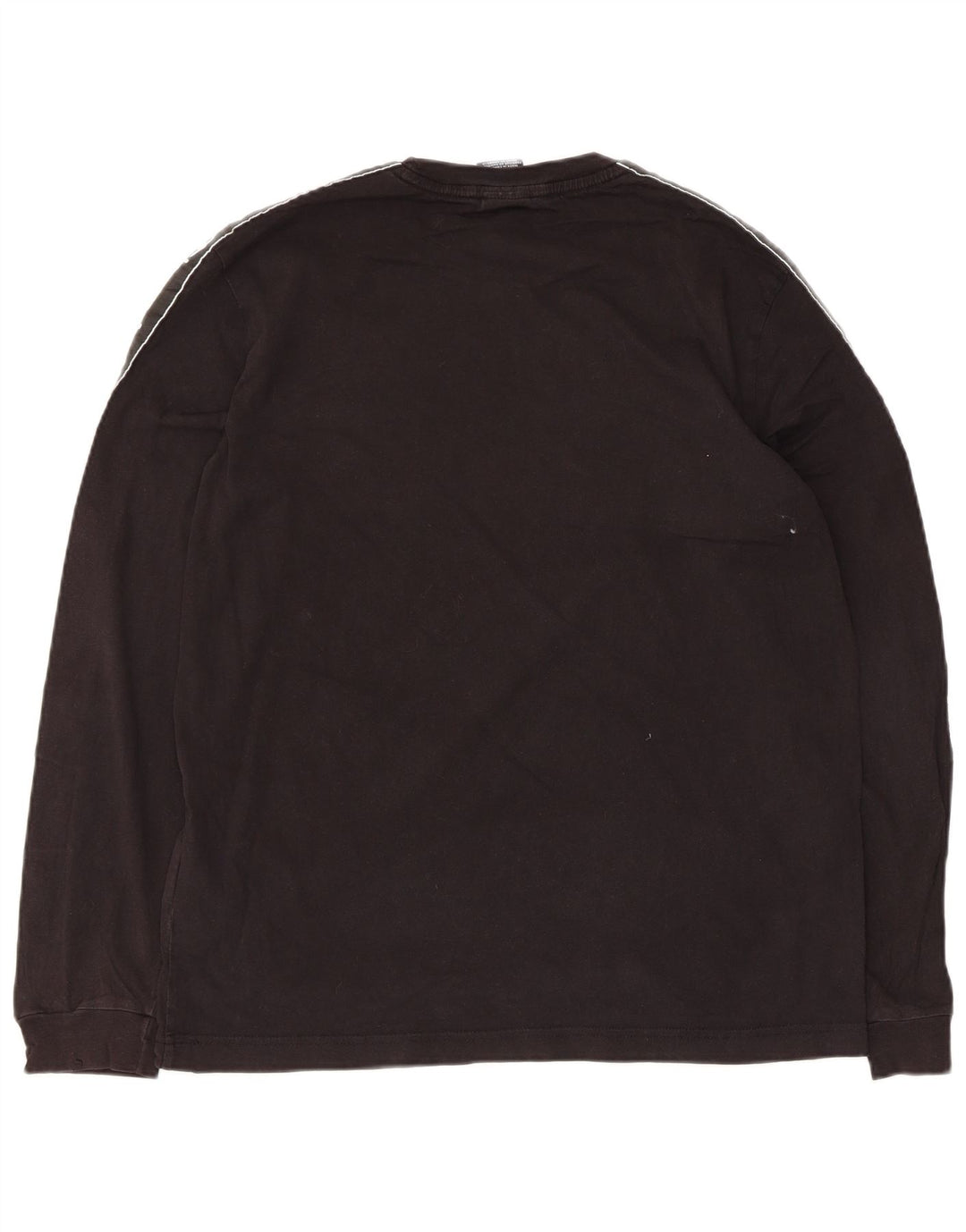 Champion Top gráfico para hombre de manga larga de algodón negro grande