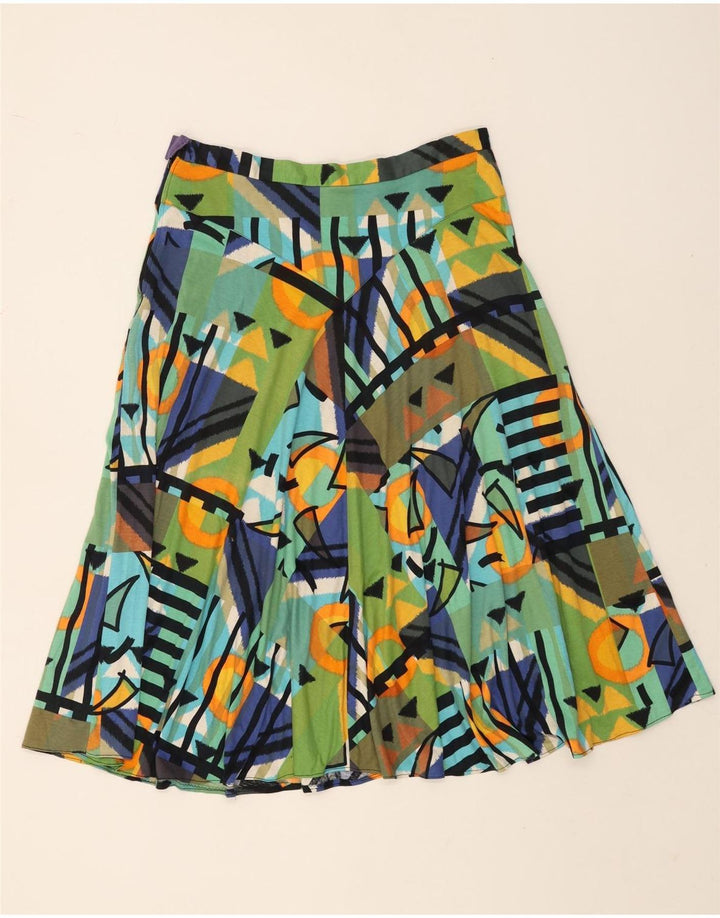 Josephine Falda Acampanada para Mujer IT 42 Grande W32 Multicolor Geométrica