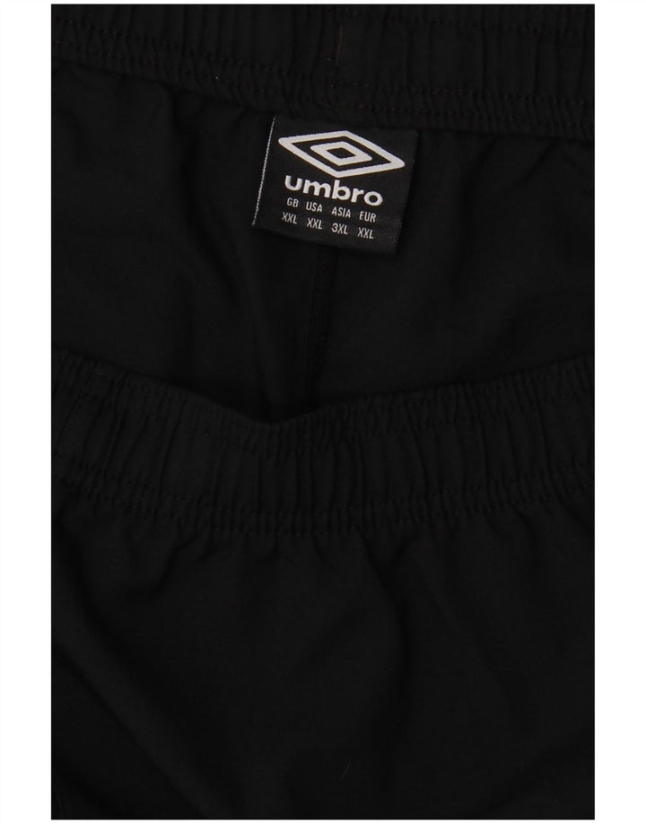 UMBRO Pantalones cortos deportivos para hombre 2XL Negro
