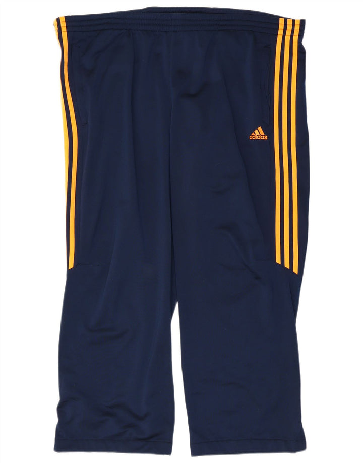 Adidas - Pantalón de chándal para hombre, talla 2XL, color azul marino, poliéster