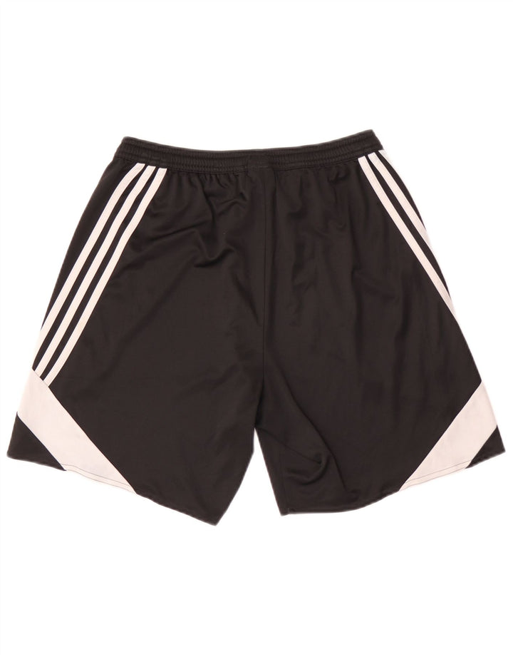 Adidas - Pantalones cortos deportivos para hombre, color negro medio, poliéster