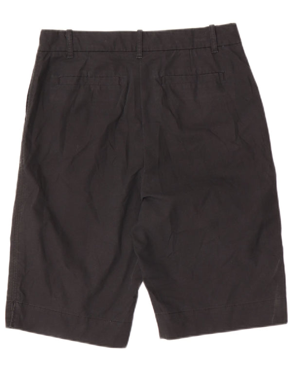 Marks & Spencer Pantalones cortos chinos para mujer UK 10 Small W30 Algodón negro