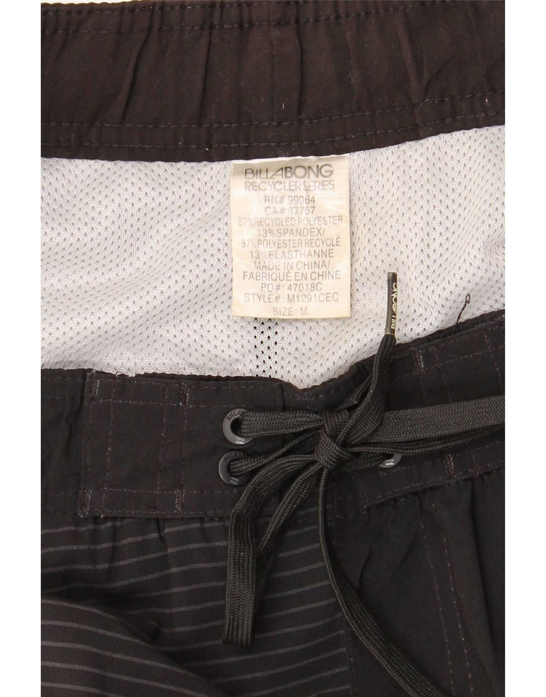 Billabong Bañador Gráfico Hombre Poliéster Geométrico Negro Mediano