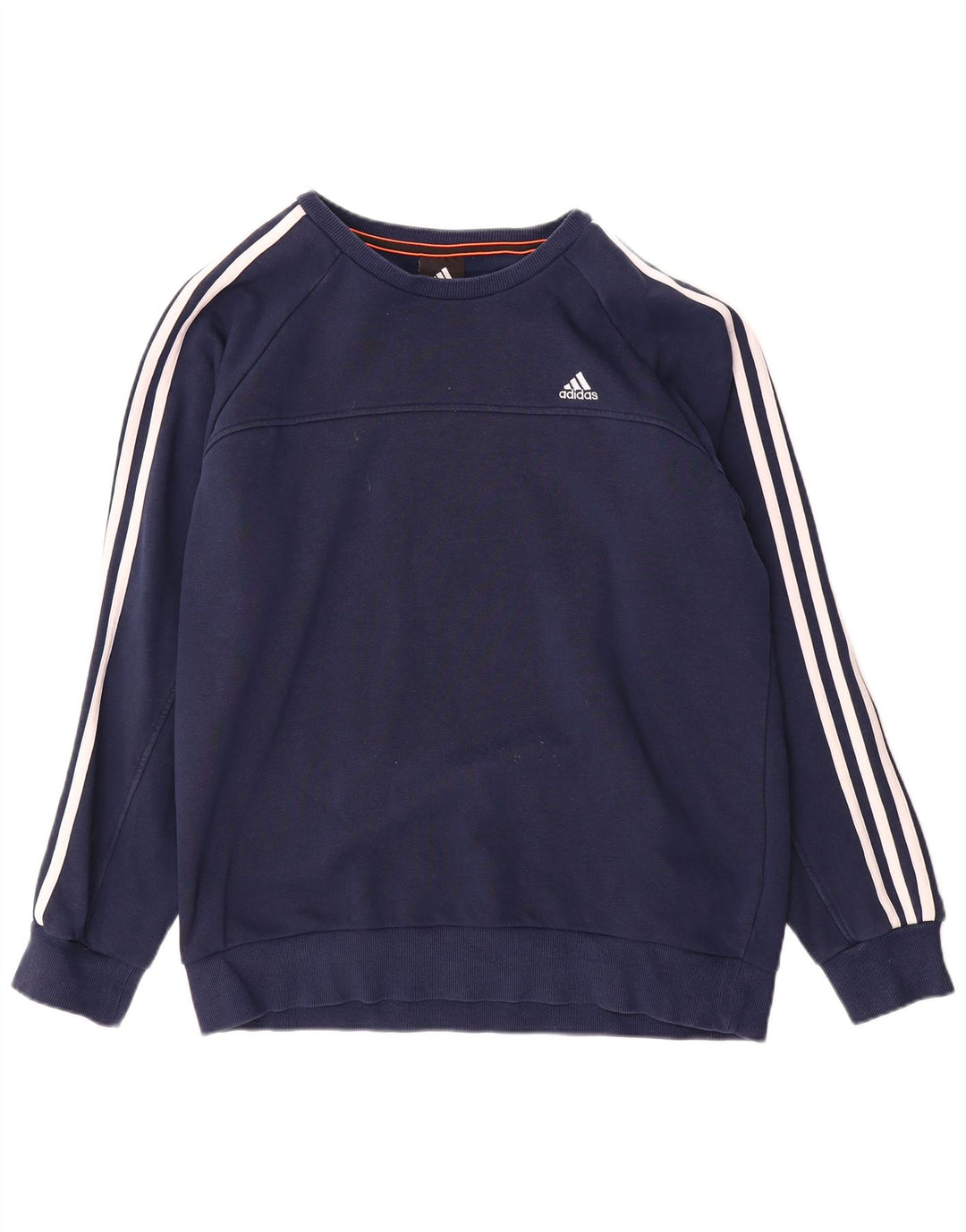 Adidas Mens Climalite Sudadera Jumper Grande Azul Marino Algodón