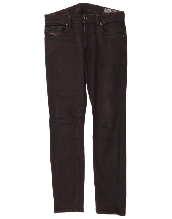 Diesel Mujer Thommer Slim Skinny Jeans W30 L30 Algodón Negro