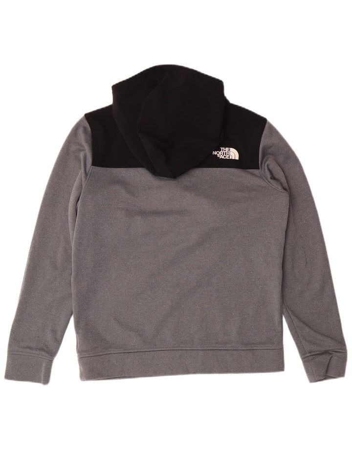 THE NORTH FACE Jersey con capucha y cuello con cremallera para niños 14-15 años XL Gris Colorblock