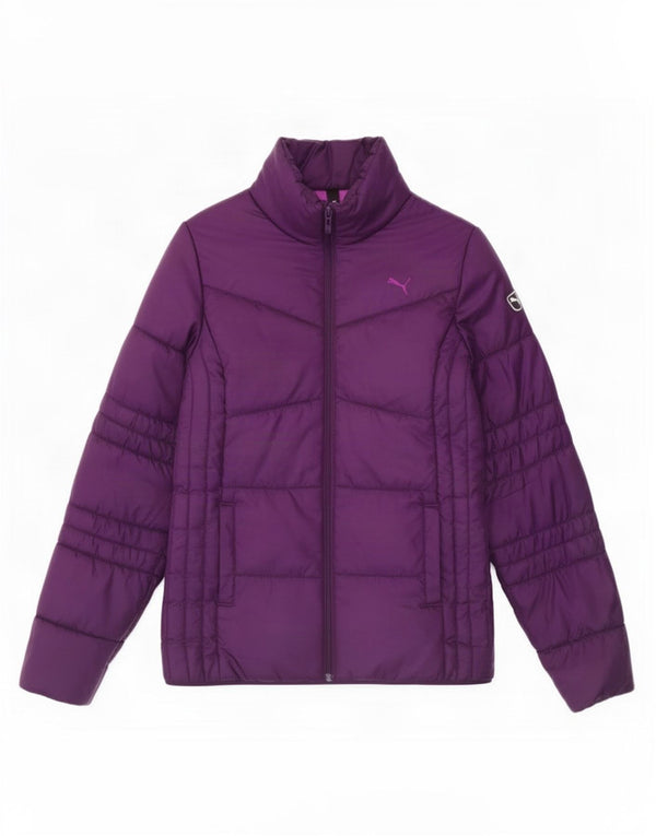 Puma - Chaqueta acolchada para mujer (talla 40), poliéster morado grande